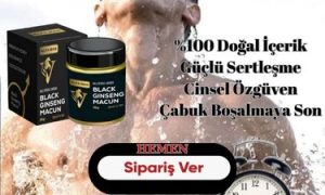 Black Ginseng Doğal Cinsel Macun